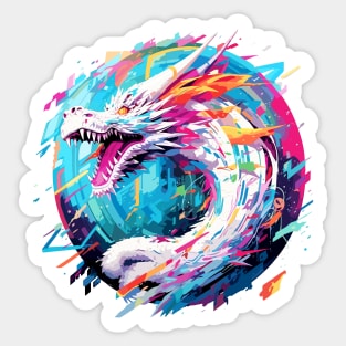 Dragon Animal Mystical World Creature Wonder Abstract Sticker